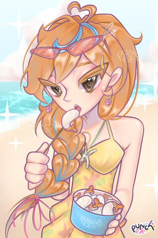 Half body - Full color