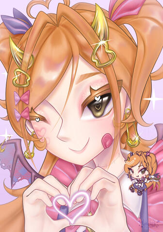 Bust up - Full color