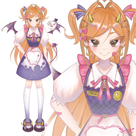 Bust up - Full color